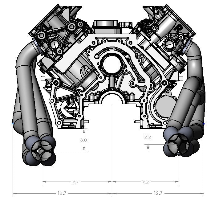 Ultimate Headers Mustang Godzilla 2” Swap/ AJE Early Mustang 432031