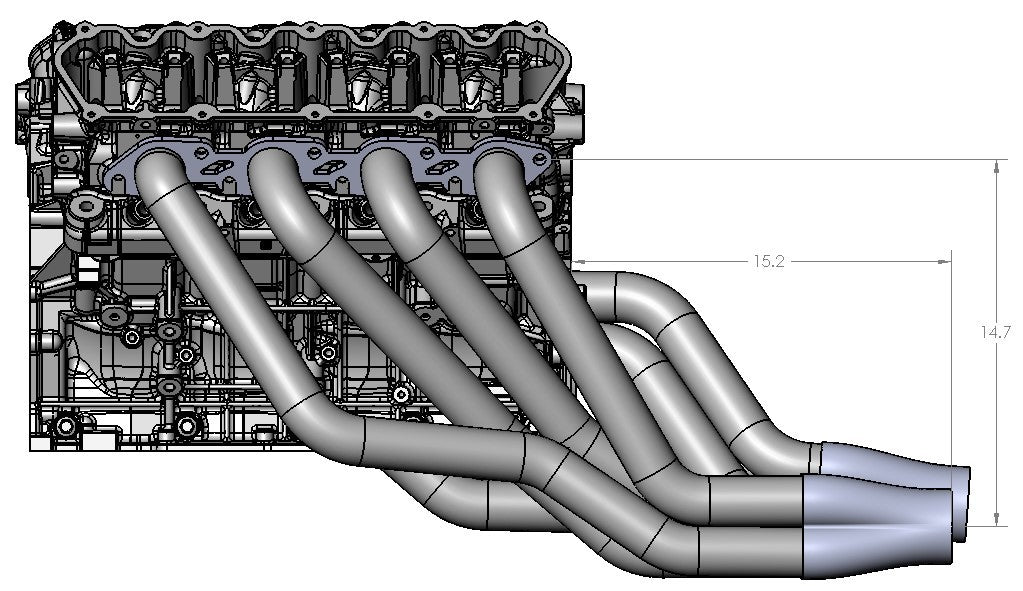 Ultimate Headers Mustang Godzilla 2” Swap/ AJE Early Mustang 432031