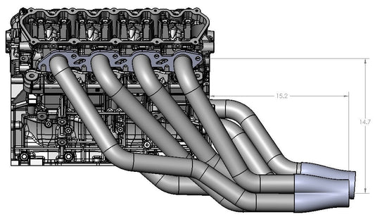 Ultimate Headers Mustang Godzilla 2” Swap/ AJE Early Mustang 432031