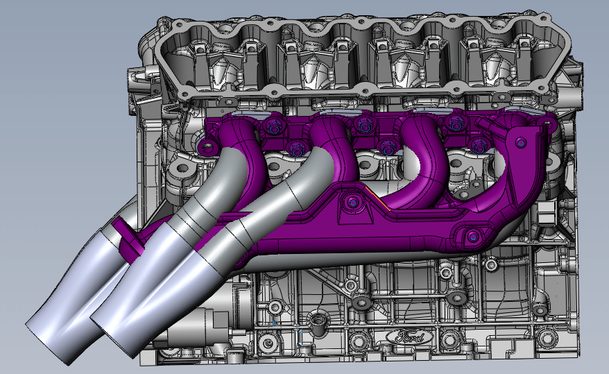 Ultimate Headers Mustang Godzilla Mid Length Header 432051